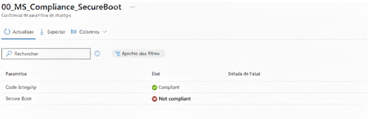 Screen 7 - Secure Boot / TPM absent